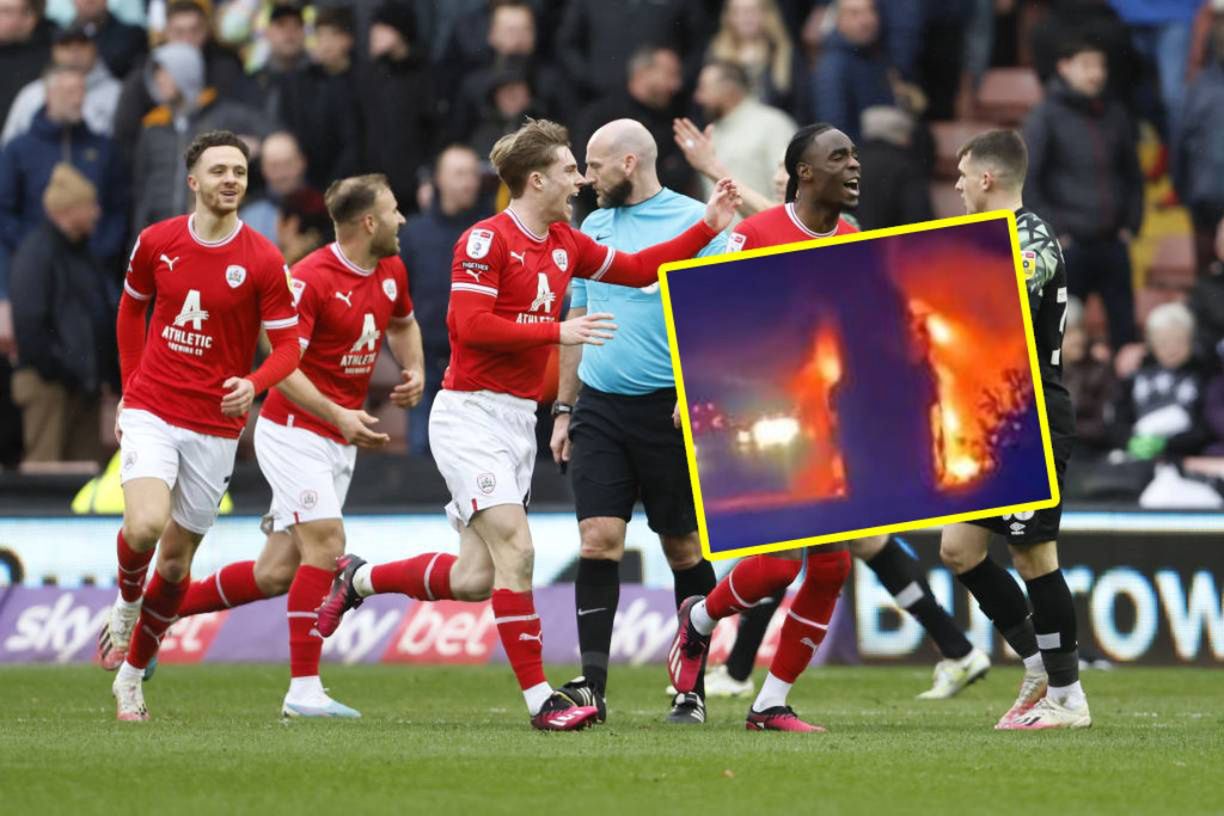 Autokar drużyny piłkarskiej stanął w płomieniach. Przerażające obrazki!