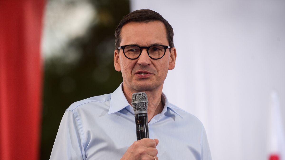 Szef rządu Mateusz Morawiecki