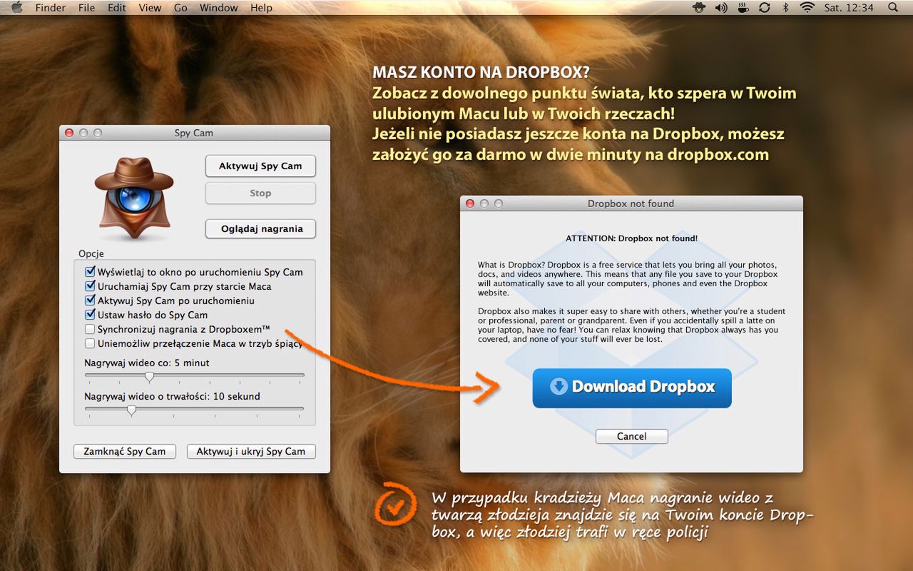 Spy Cam - Twój osobisty szpieg! 2