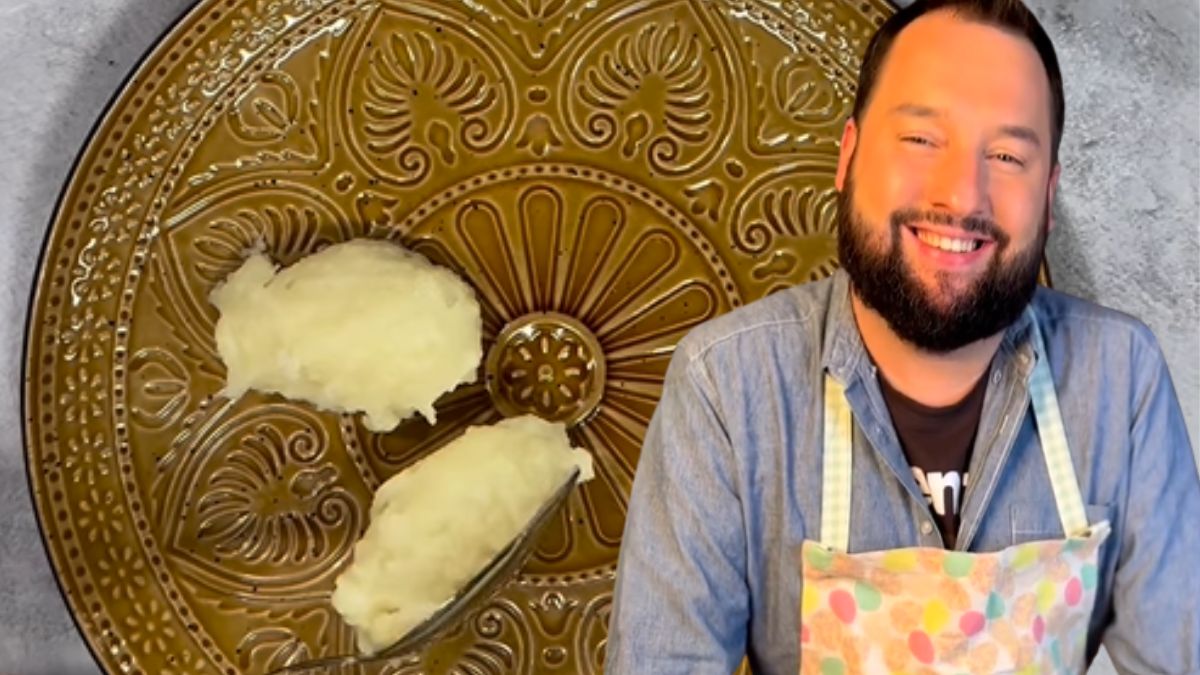 Jan Kuroń pokazał, jak przygotować tradycyjne prażoki