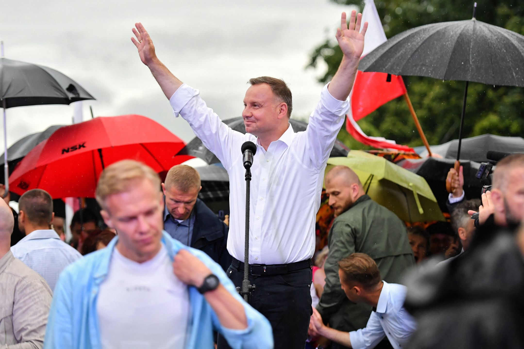 Andrzej Duda spotkał się z wyborcami w Końskich