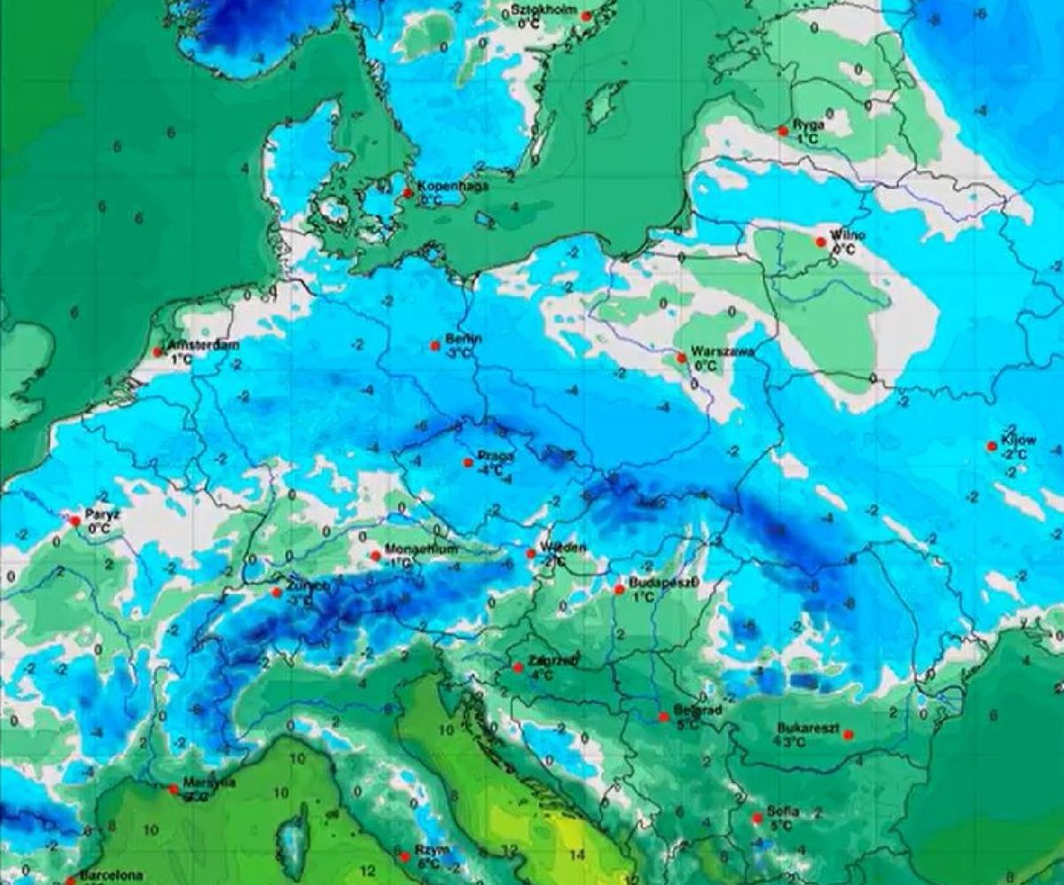 Synoptycy od kilku dni prognozują powrót zimy i silnych mrozów