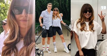 Robert i Anna Lewandowscy chwalą się rodzinnym spacerem w towarzystwie Klary i Laury (ZDJĘCIA)