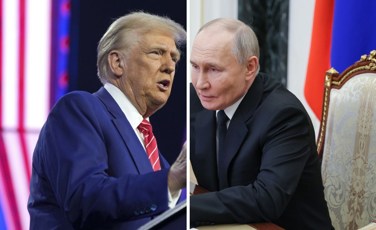 Donald Trump i Władimir Putin