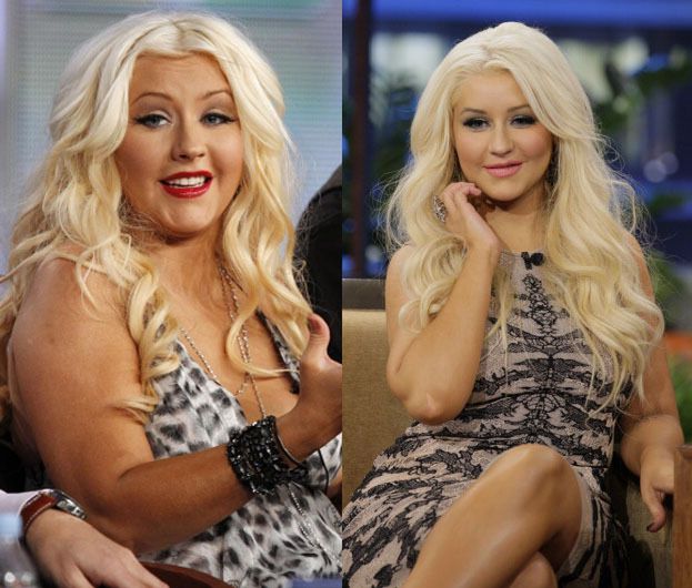 Christina Aguilera schudła! (ZDJĘCIA)