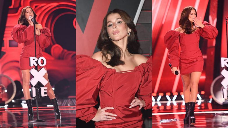 Roksana Węgiel kusi na koncercie "Gwiazdy The Voice" w KRWISTEJ sukience za PONAD 5 TYSIĘCY ZŁOTYCH. Klasa? (ZDJĘCIA)