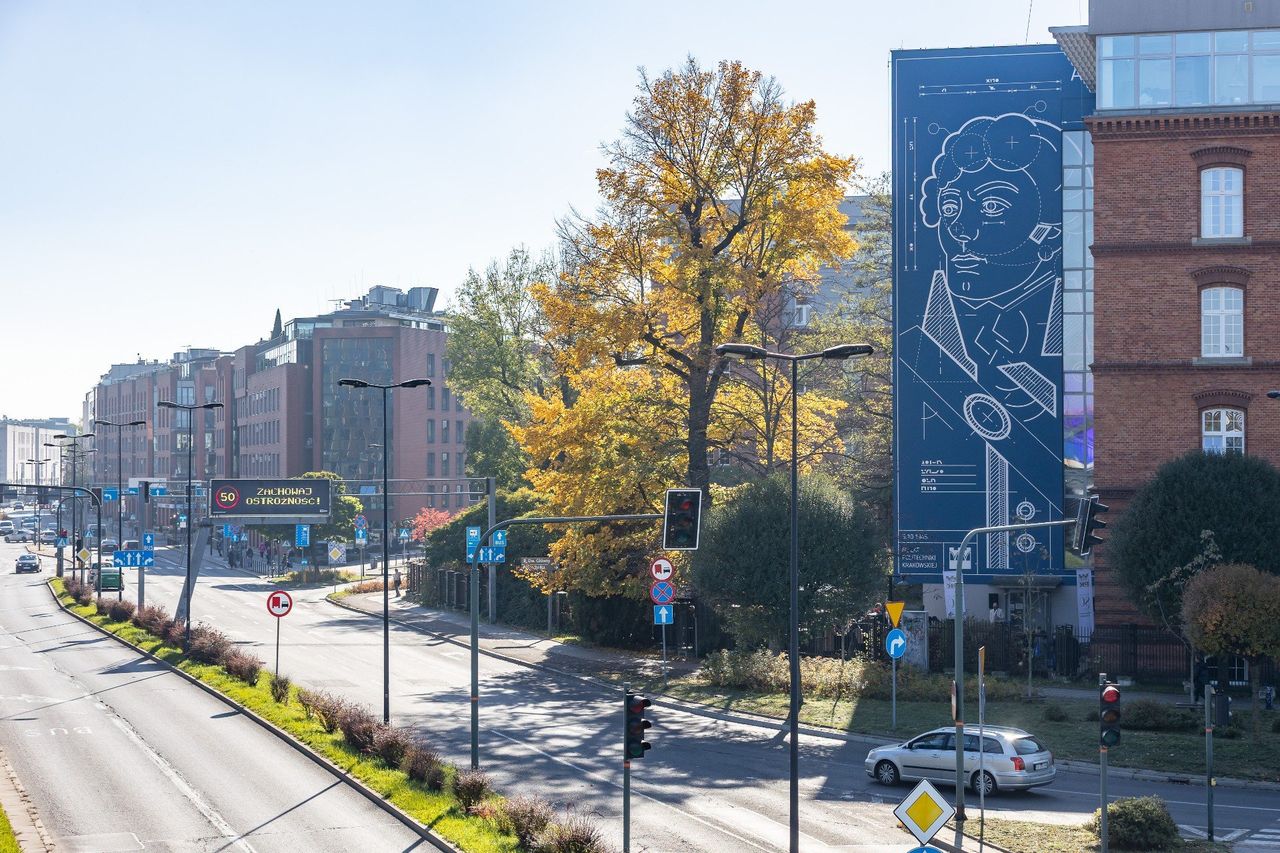 Kraków: Nowy mural w mieście. Ozdobił kampus Politechniki