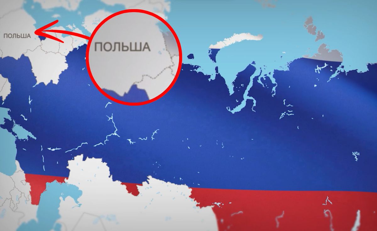 Skandaliczna mapa z okazji dnia Rosji 