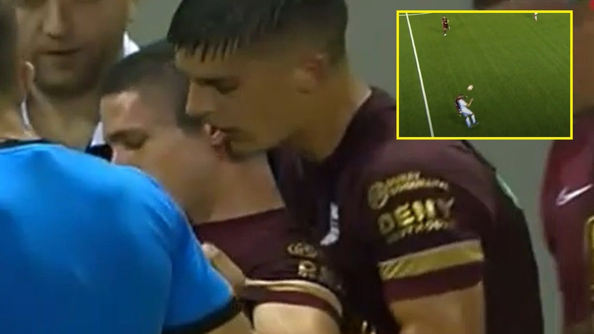 Niebezpieczna sytuacja na boisku w Serbii