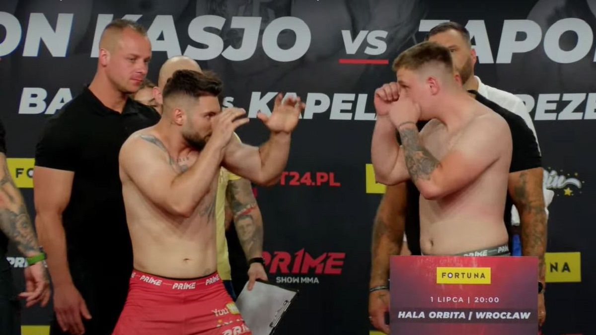 Adrian Cios i Łukasz Malankowski w Prime Show MMA