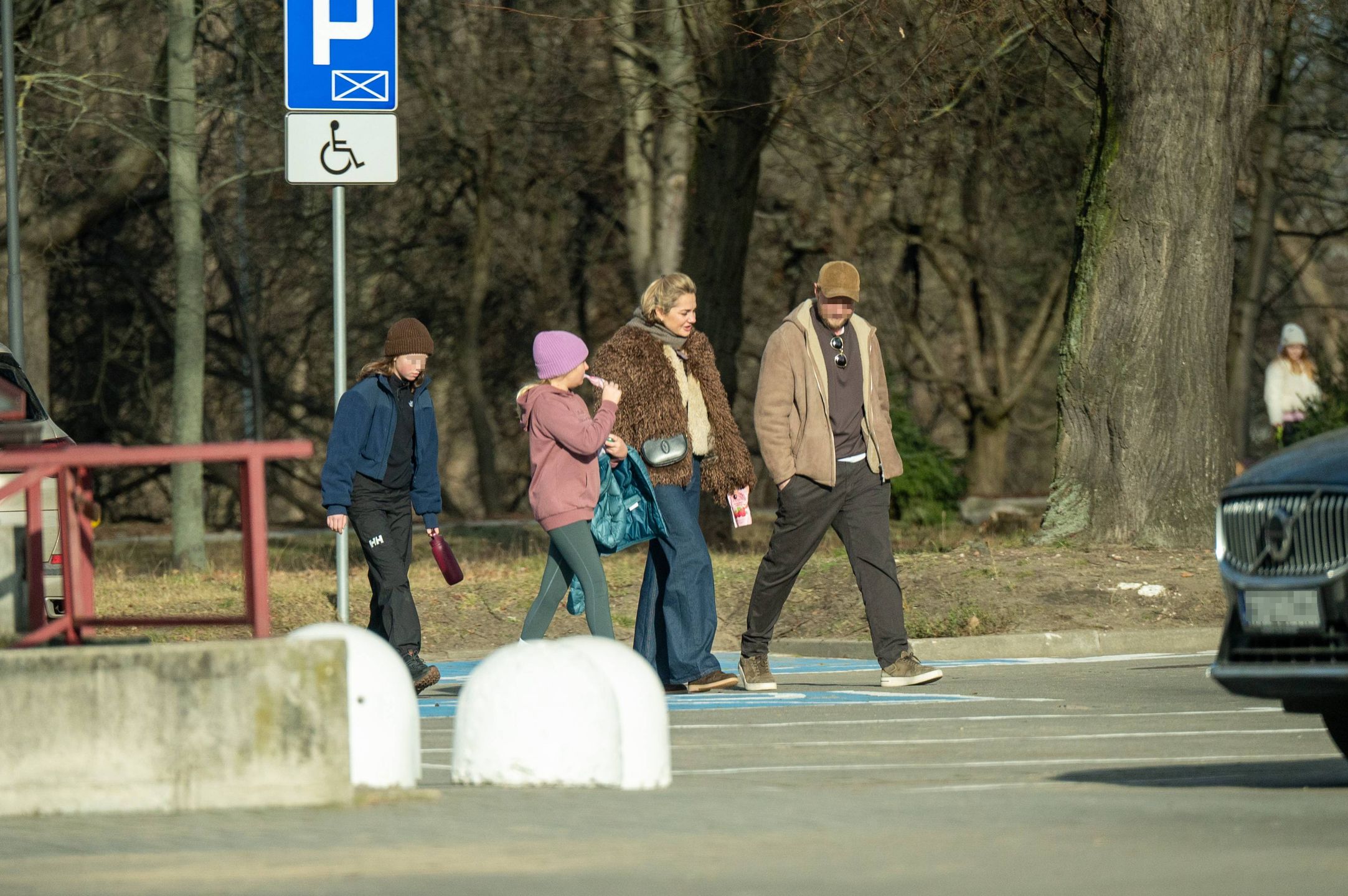 Małgorzata Socha na sobotnim spacerze