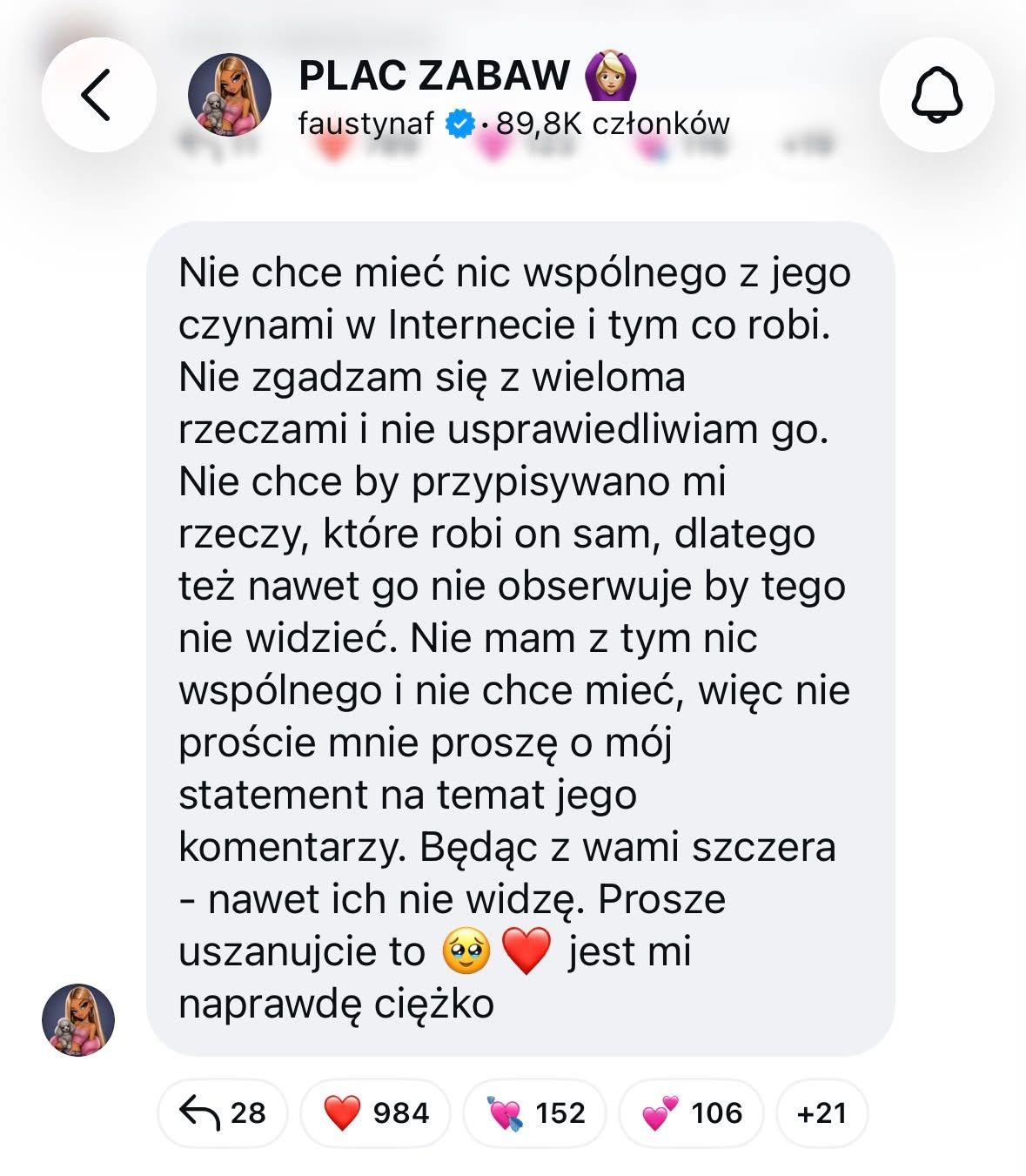 Oświadczenie Fausti