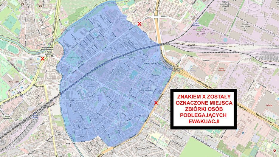 Ewakuacja mieszkańców w związku ze znalezieniem niewybuchu przy ul. Wrońskiej