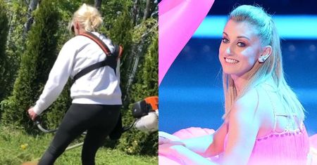 Zaradna Justyna Żyła kosi trawę i ogłasza poszukiwania NOWEGO MĘŻA: "Polecacie kogoś?"