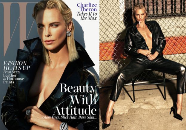 Charlize Theron topless na okładce "W Magazine"! (ZDJĘCIA)