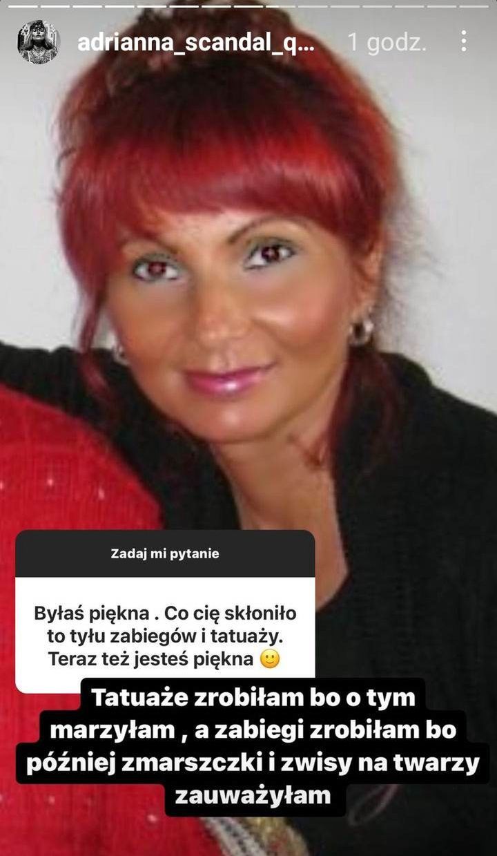 Zdjęcia Adrianny Eisenbach z czasów młodości 