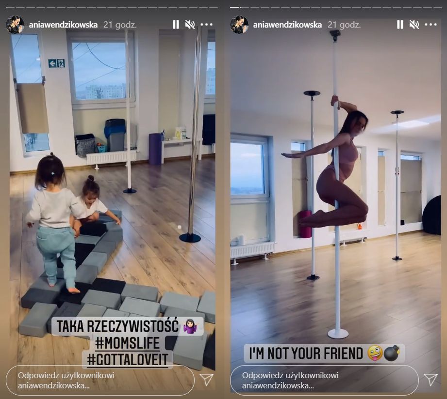 Anna Wendzikowska zabrała dzieci na lekcję tańca na rurze