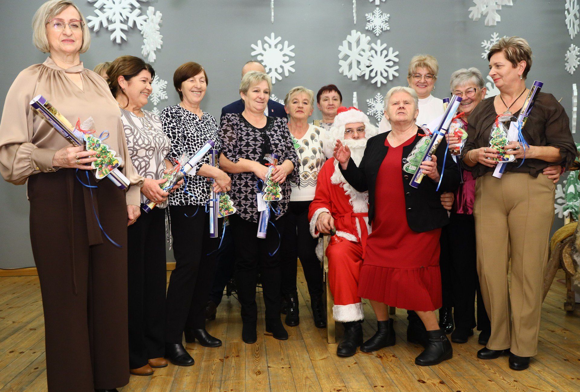 Mikołajkowo - świąteczne spotkanie Kół Gospodyń Wiejskich w Domu Kultury Gminy Gorzkowice