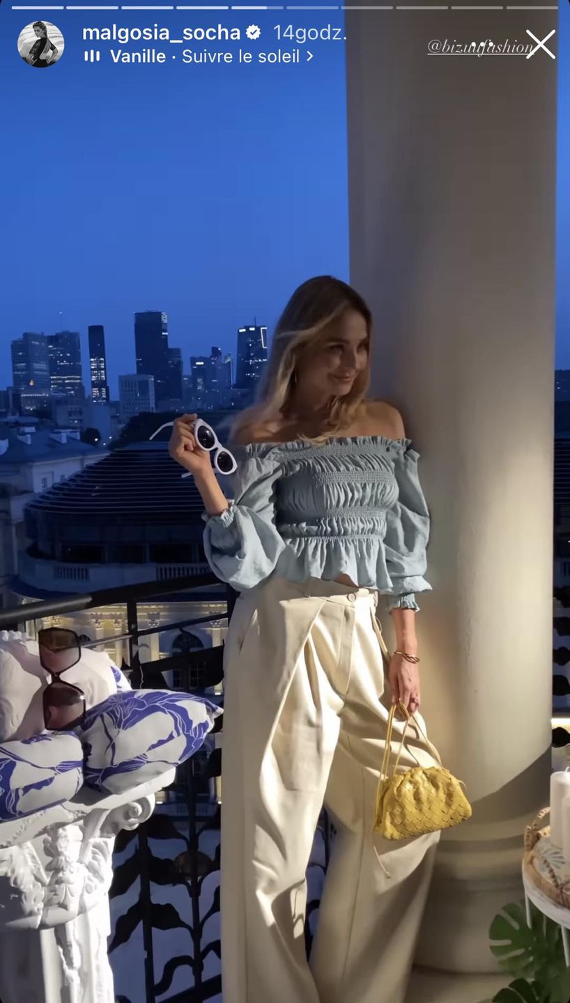 Małgorzata Socha w letniej stylizacji 