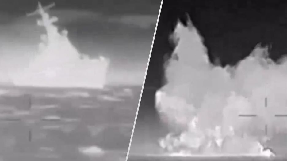 Ukraińcy mieli zniszczyć statek rakietowy "Iwanowiec"