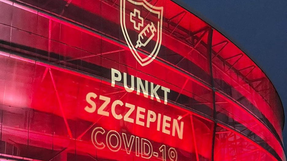 Stadion Wrocław punkt szczepień COVID19 COVID-19