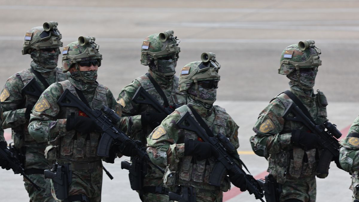 Chińscy żołnierze Sił Powietrznych