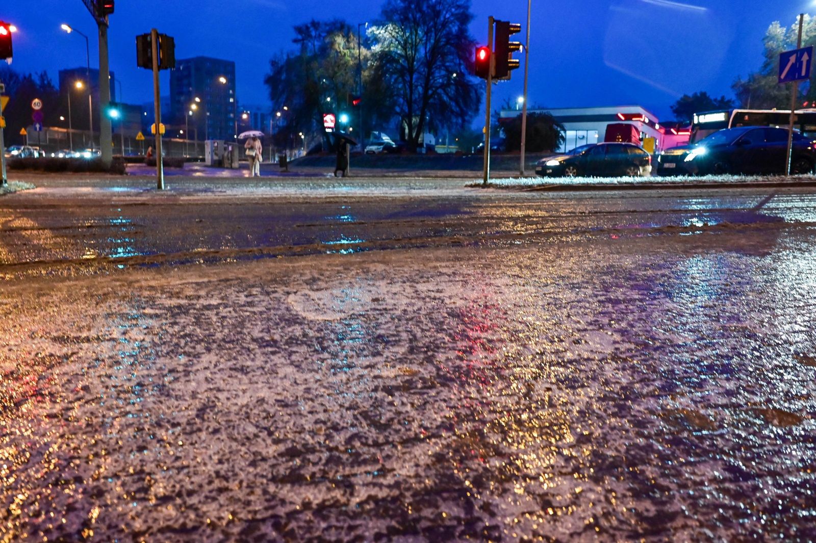 Marznące opady w Szczecinie