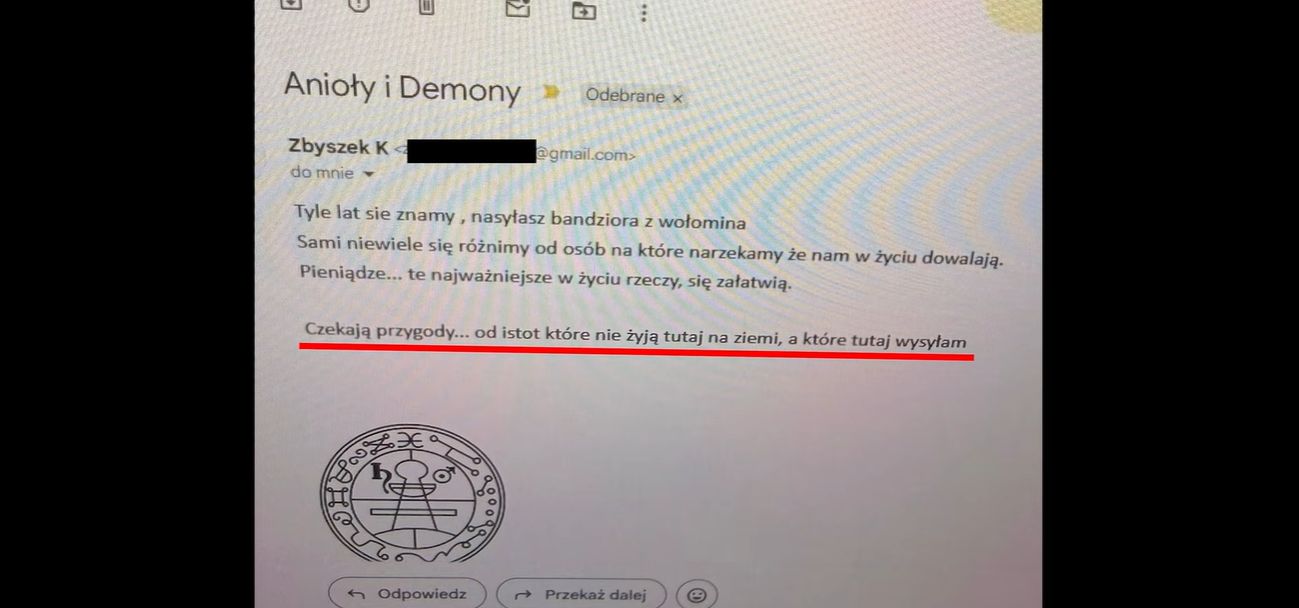 Takie wiadomości dostawali pracownicy