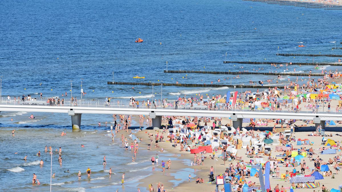 plaża polska parawan 