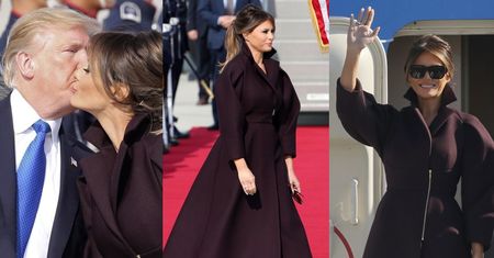 Elegancka Melania Trump w płaszczu za 15 tysięcy całuje Donalda w Korei (ZDJĘCIA)