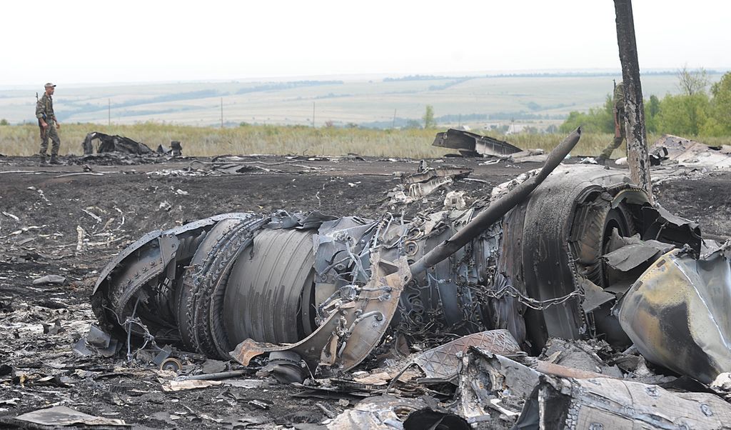 Donieck, Ukraina, 18 lipca 2024. Wrak samolotu MH17