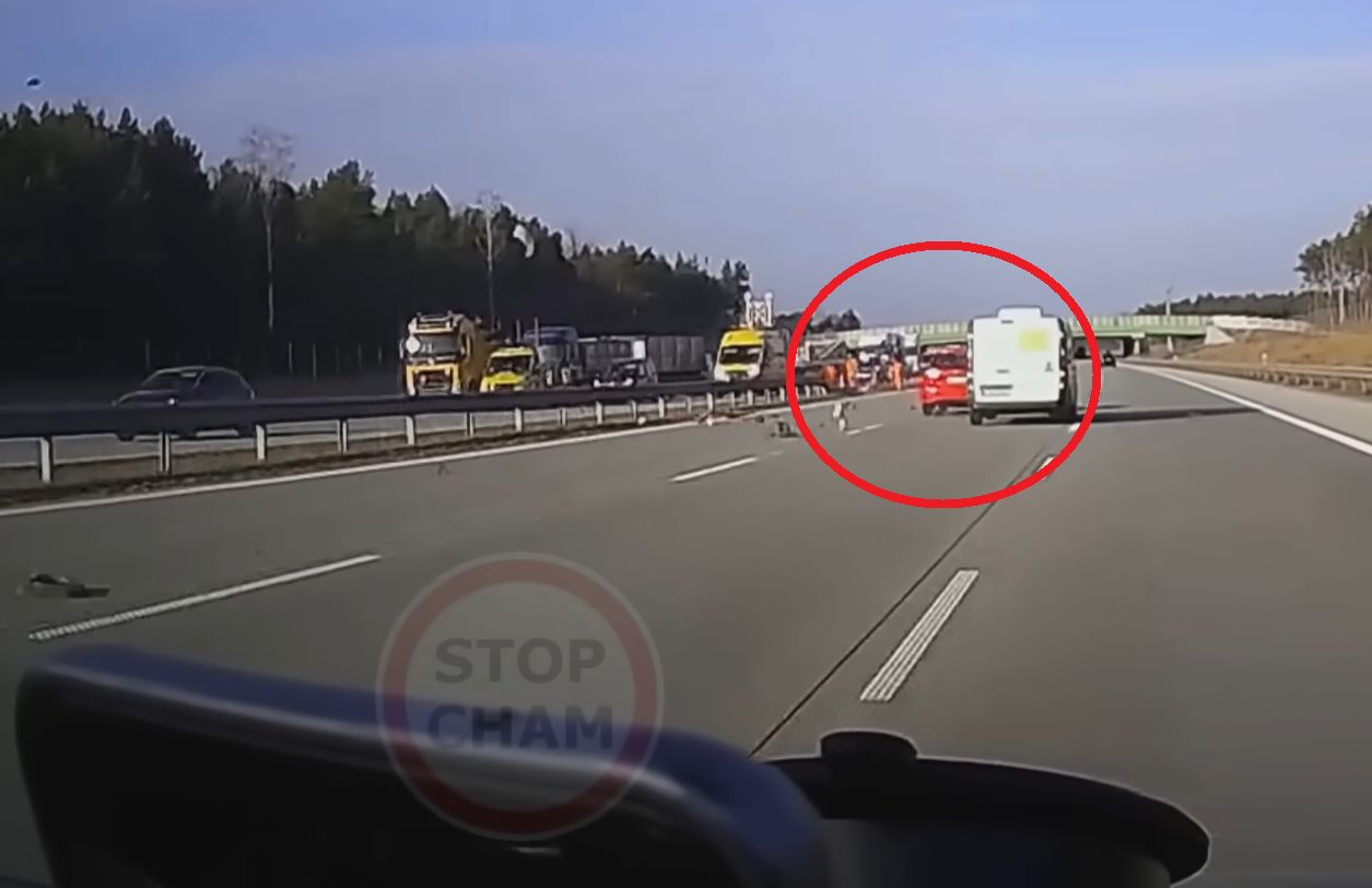 Nagranie z autostrady A1. Internauci aż się zagotowali