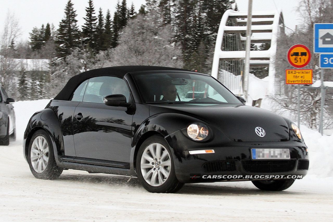 VW Beetle Cabriolet - ostatnie testy przed premierą
