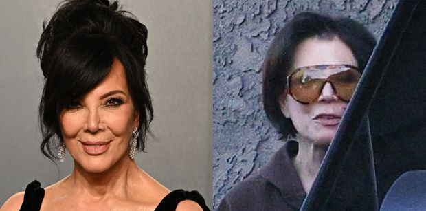 Kris Jenner i jej twarz po NIEUDANYM LIFTINGU za pół miliona wymykają się ze SPA w Los Angeles (ZDJĘCIA)
