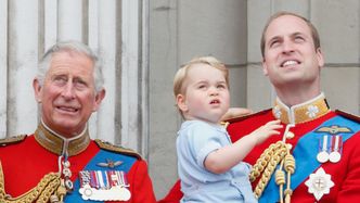 Rzadki widok: Karol III, książę William i książę George na wspólnym zdjęciu. Ujawniono portrety koronacyjne (FOTO)
