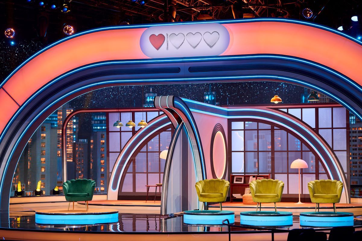 Zdjęcie z planu programu "Randka w ciemno" 