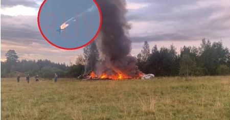 Katastrofa samolotu z Prigożynem? Pierwsze nagrania i zdjęcia w sieci