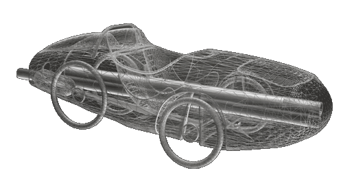 Schemat konstrukcji samochodu