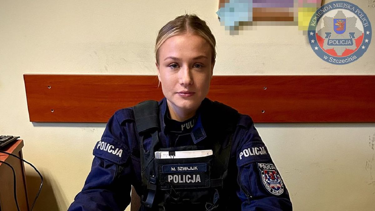 St. post. Maja Szwajlik wykazała się sporą odwagę podczas zatrzy