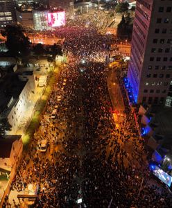 Wielkie protesty w Izraelu. Dziesiątki tysięcy ludzi na ulicach