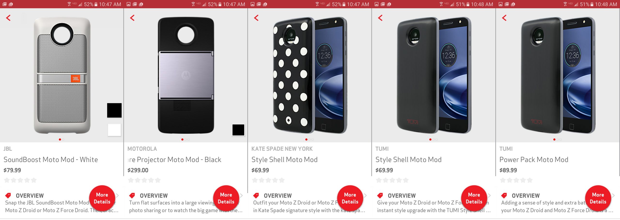 Wyciekły ceny modułów Moto Mods do Moto Z. Tanio nie jest... 2