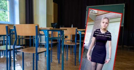 Tak ubrała się do szkoły. Nauczyciele odesłali ją do domu