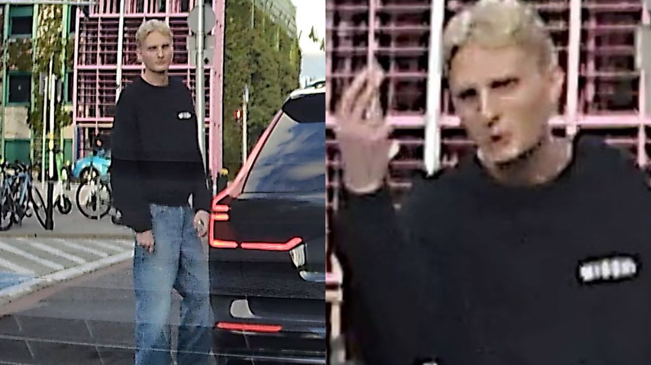 Uczestnik "Top Model" zablokował ruch i ZWYZYWAŁ PAPARAZZI! Tak wyglądała afera na warszawskim Powiślu (WIDEO)