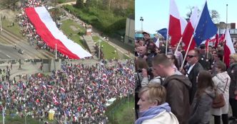 "Marsz Wkurzonych" zwolenników KOD w Gdańsku