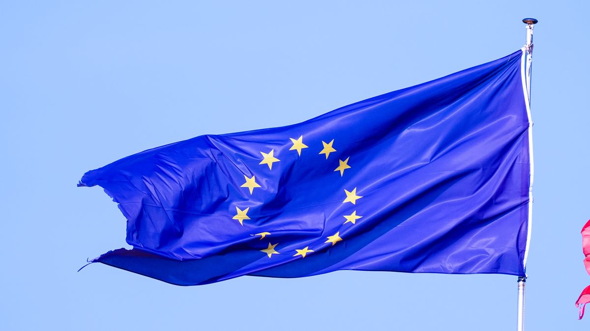 AC Monza v SSC Bari - Serie B
A European flag is displayed during the match between AC Monza and SSC Bari in Serie B at U-Power Stadium in Monza, Italy, on April 11, 2026. (Photo by Alessio Morgese/NurPhoto via Getty Images)
NurPhoto
sports photography, monza, ac monza, club football, professional football, football fans, game, european flag, league match, football, italian football, alessio morgese, match, italian league, sporting event., sports journalism, april 11th 2026, nurphoto, ssc bari, u-power stadium, matchday, sports coverage, event date, teams