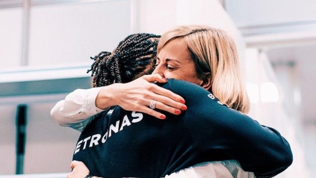 Susie Wolff i Lewis Hamilton