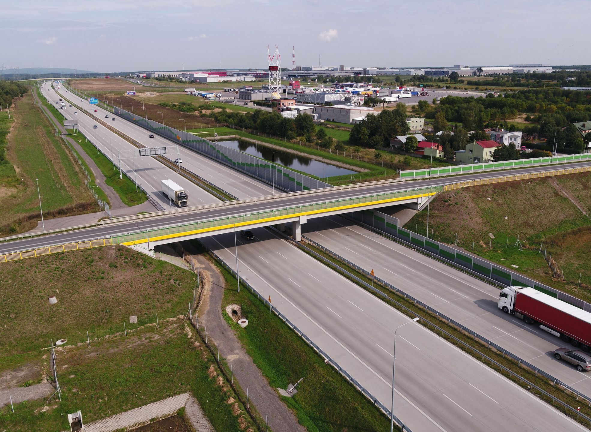 Autostrada A1 na wysokości Radomska