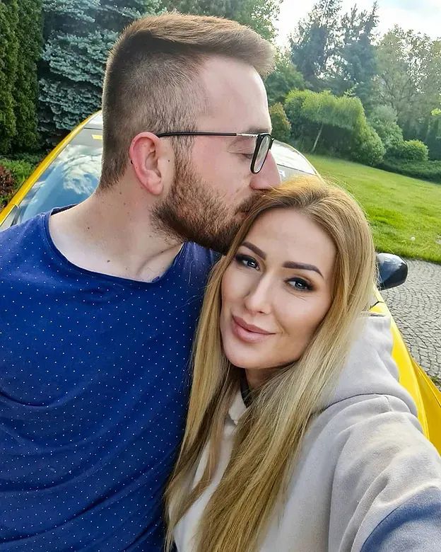 Sylwia Peretti z synem, Patrykiem