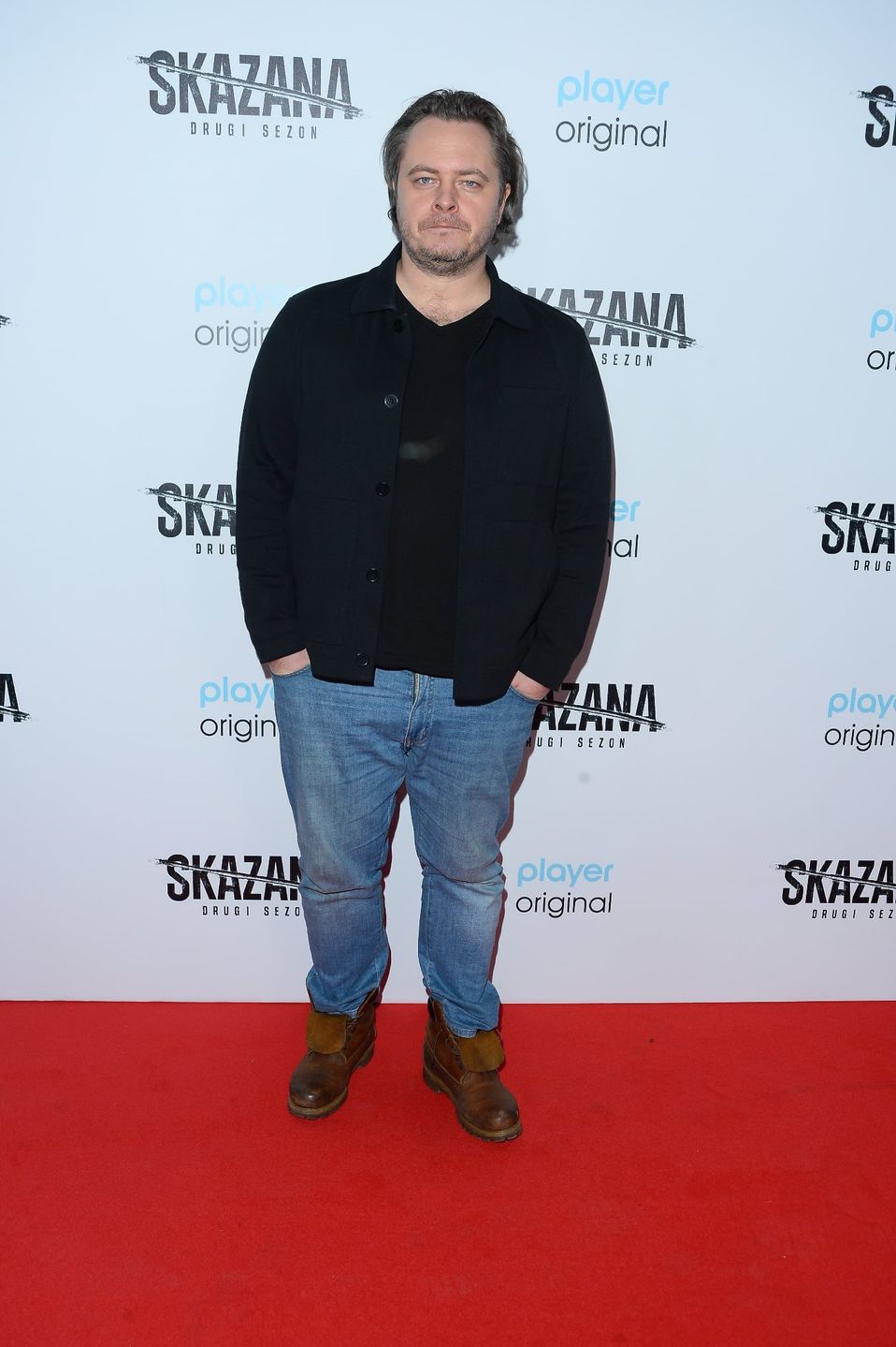 Tomasz Schuchardt na premierze serialu "Skazana"