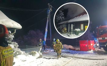 Dom stanął w płomieniach. Strażacy znaleźli ciało